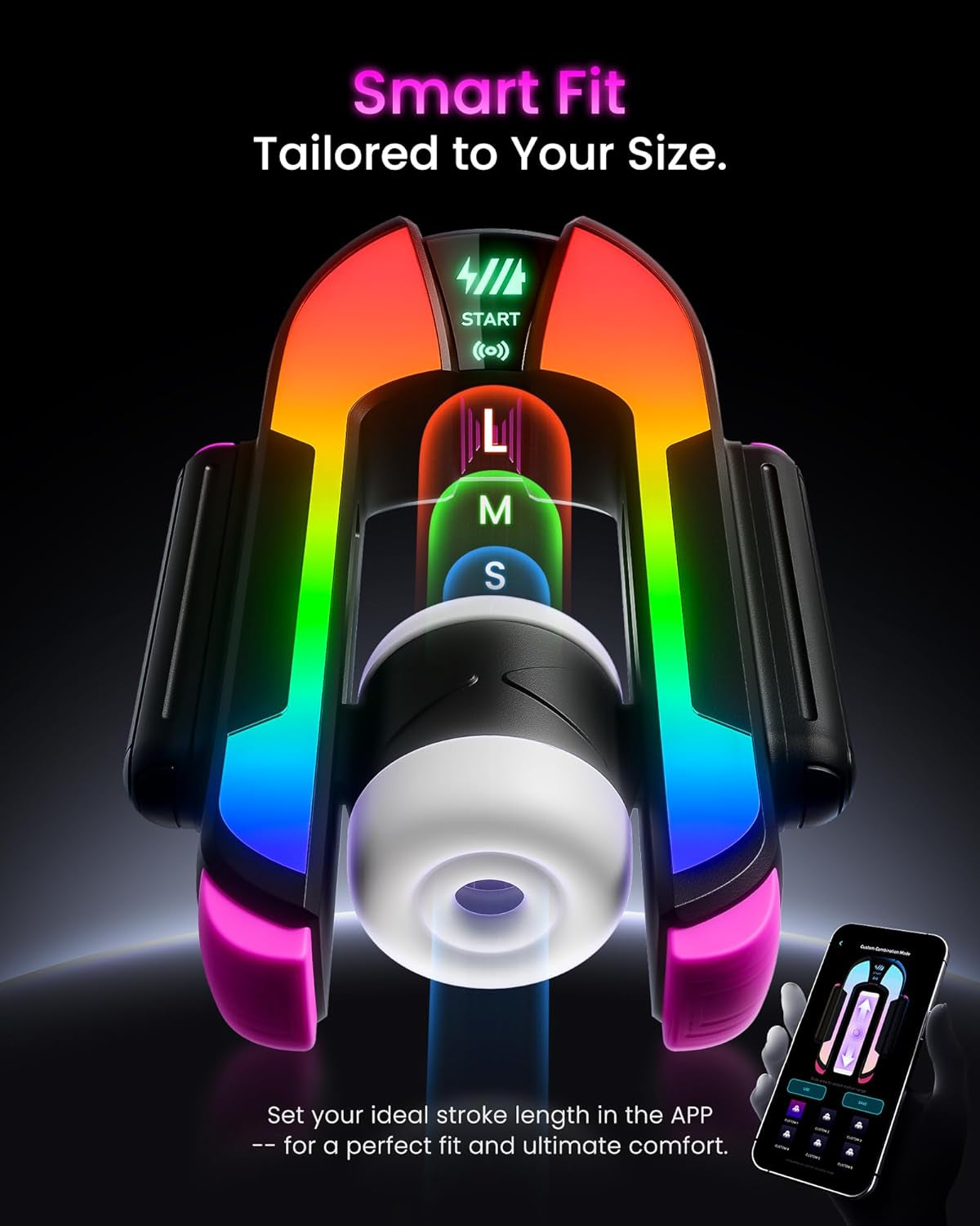 LumaDrive App-Control Male Masturbator Trainer