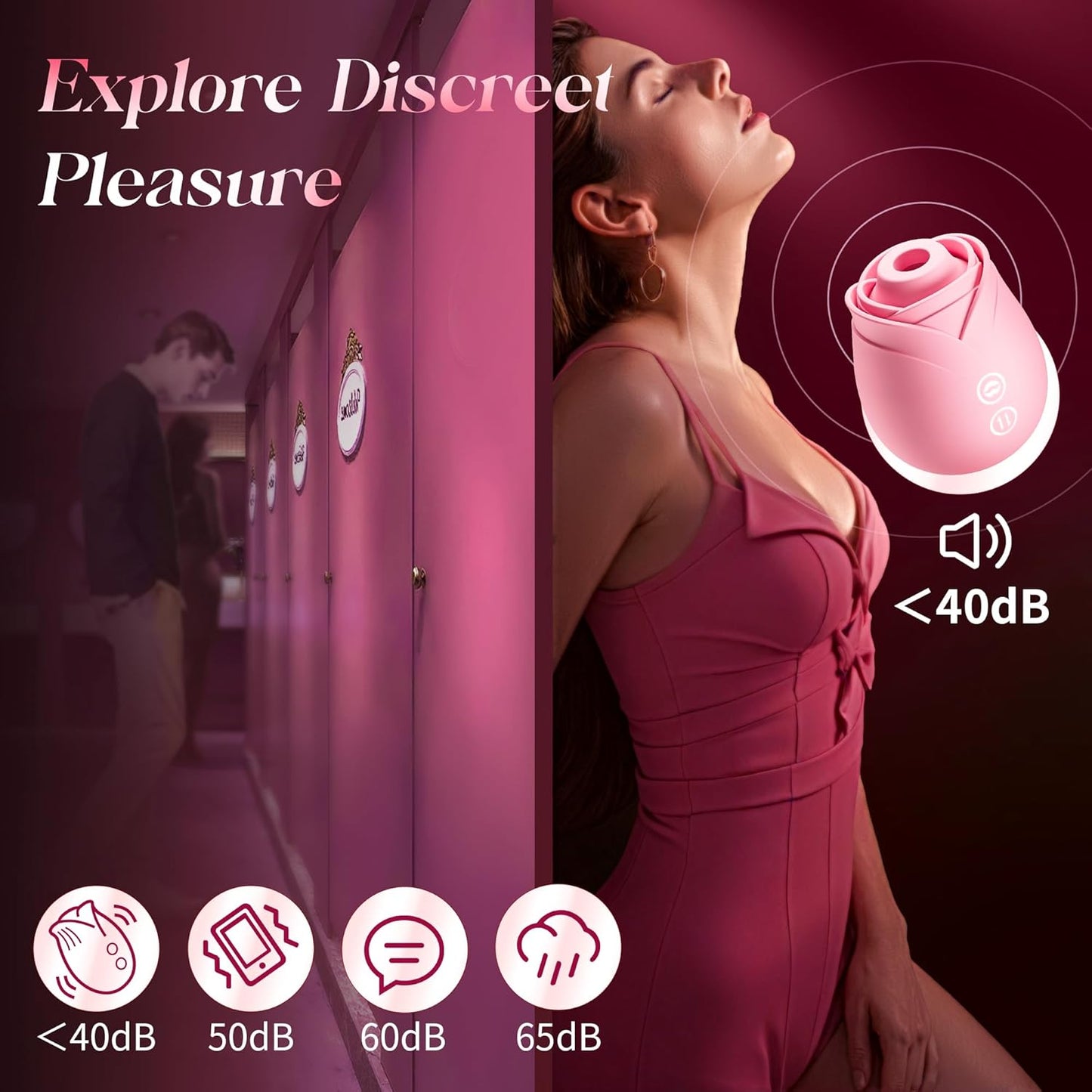RoseLure AI Sync Suction Vibrator for Women