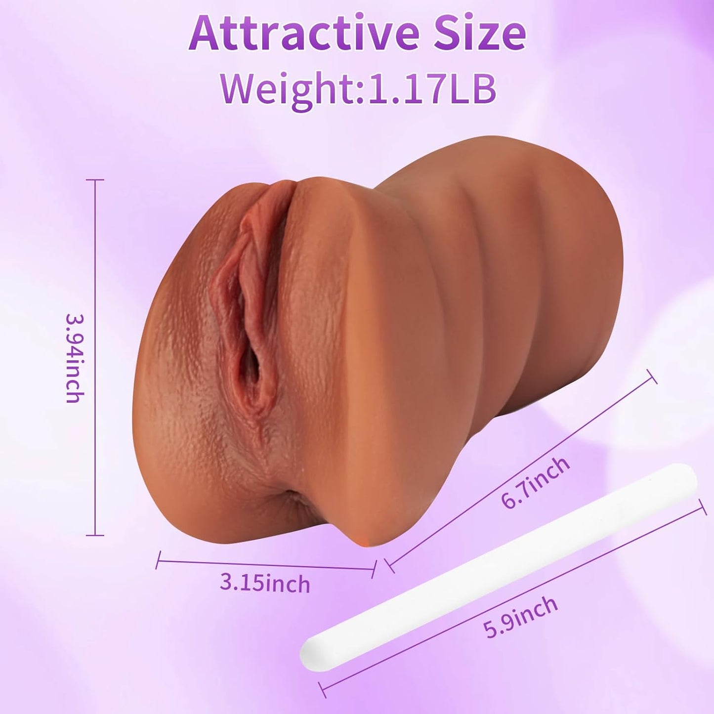 PulseLure 3-in-1 Male Stroker Pocket Pussy with Mouth