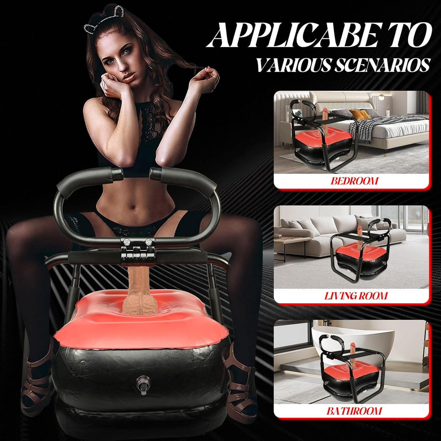 VeyraMount Sex Chair Kit with Dildo Mount
