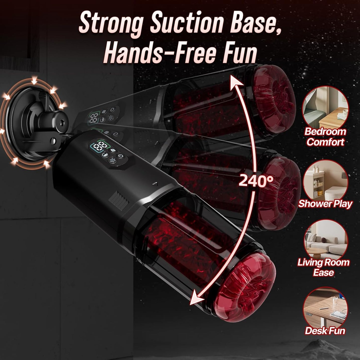 ThrustIQ AI Male Stroker with Thrusting & Vibration