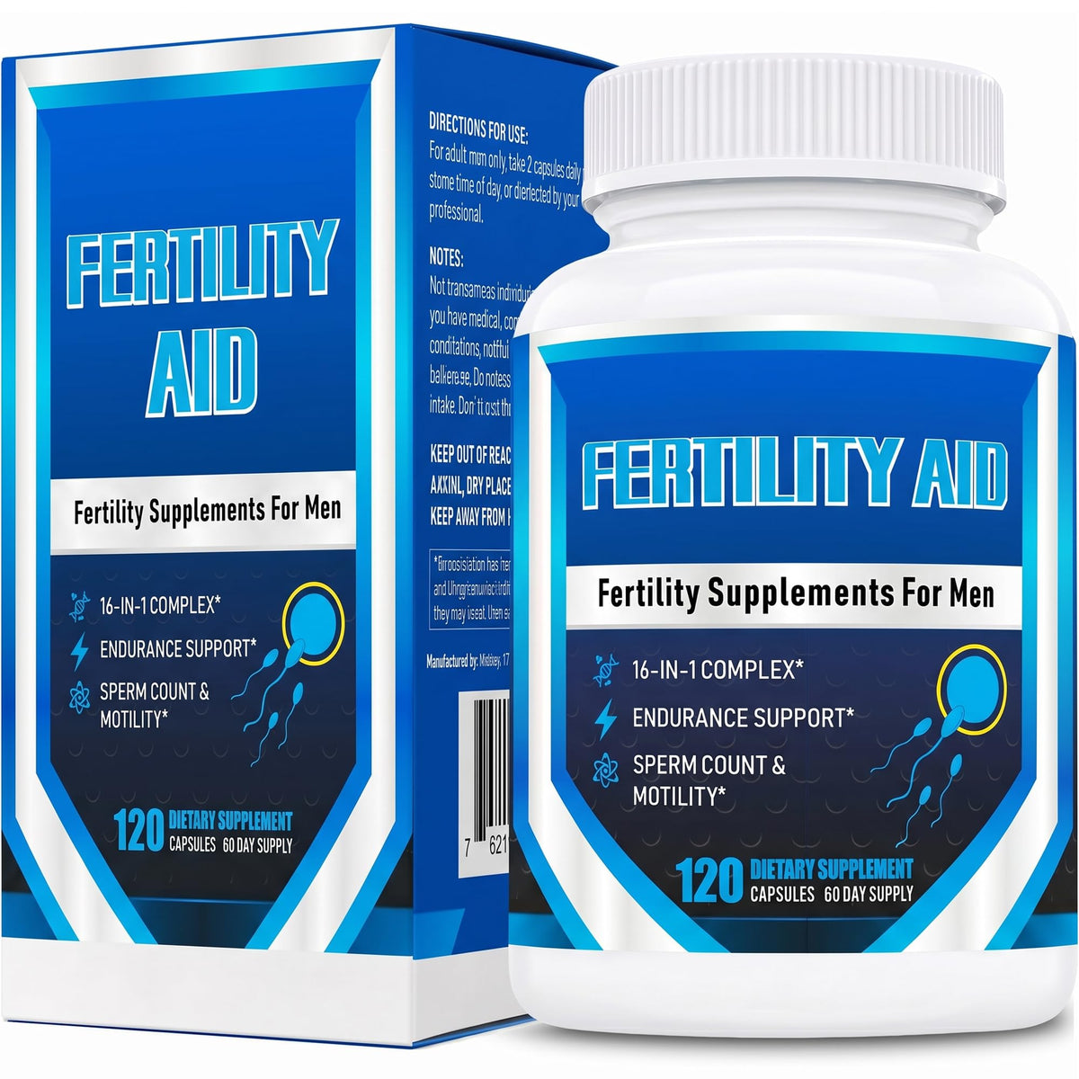 Male Fertility Supplement with CoQ10 & Maca | Ulvara