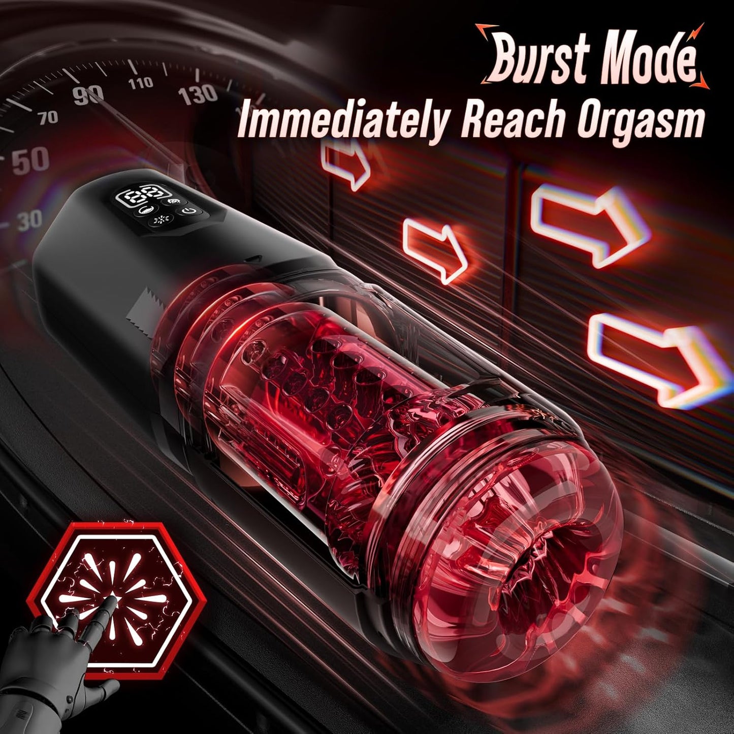 ThrustIQ AI Male Stroker with Thrusting & Vibration