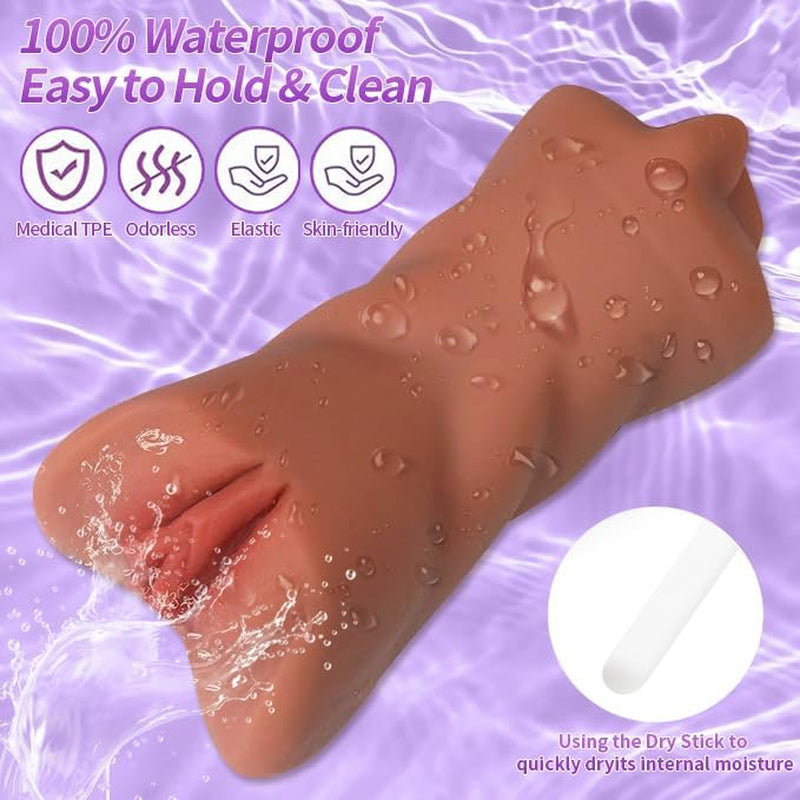 PulseLure 3-in-1 Male Stroker Pocket Pussy with Mouth