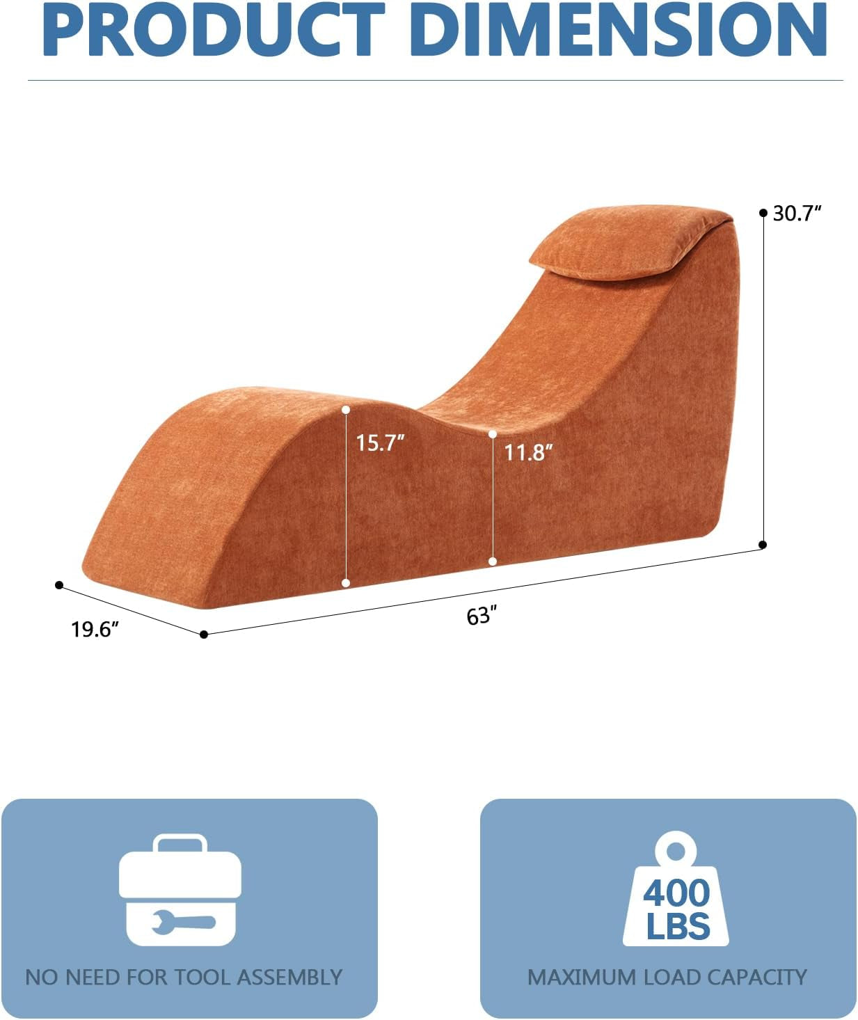 EmberVice Comfortable Sex Chaise Lounge Chair
