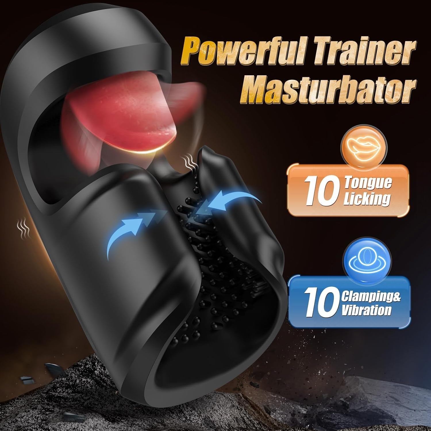 PulseFang Male Training Vibrator & Stroker