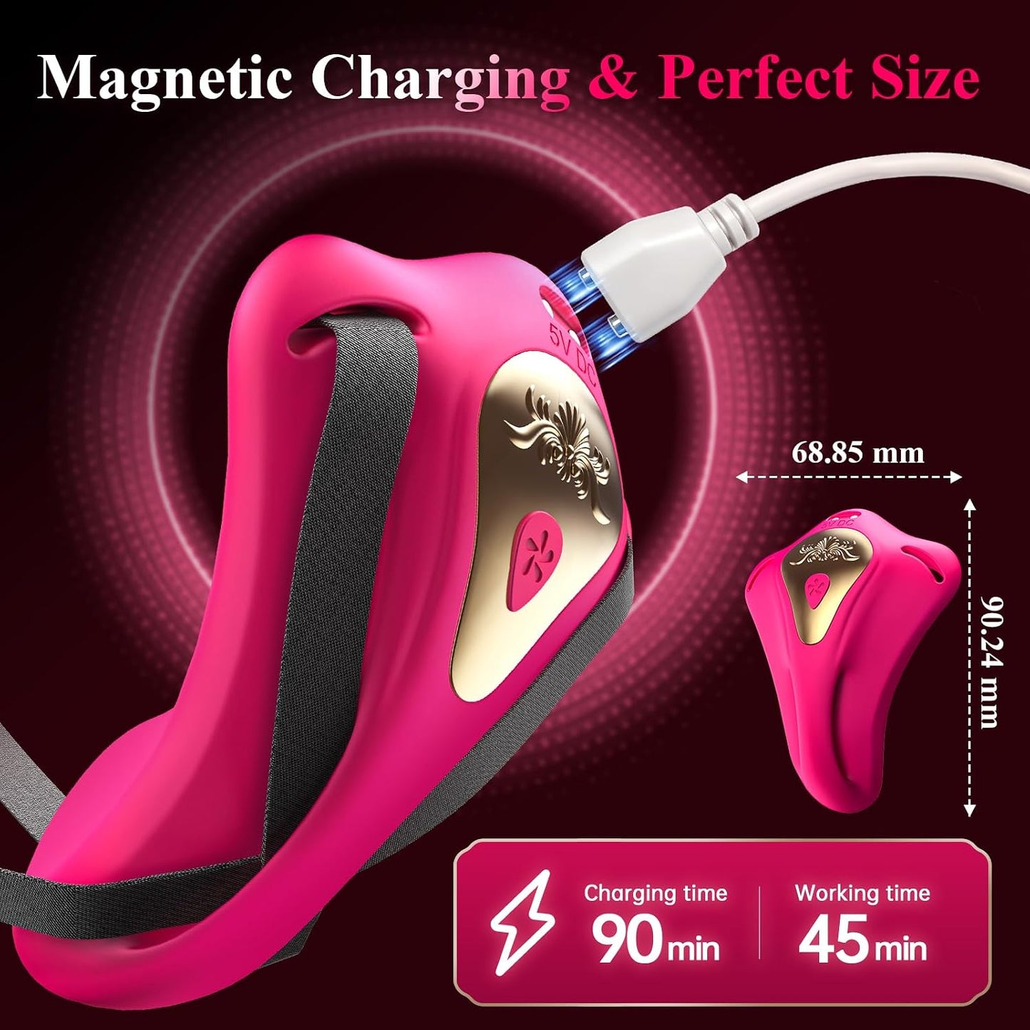PlayMate App-Control Wearable Butterfly Couples Vibrator