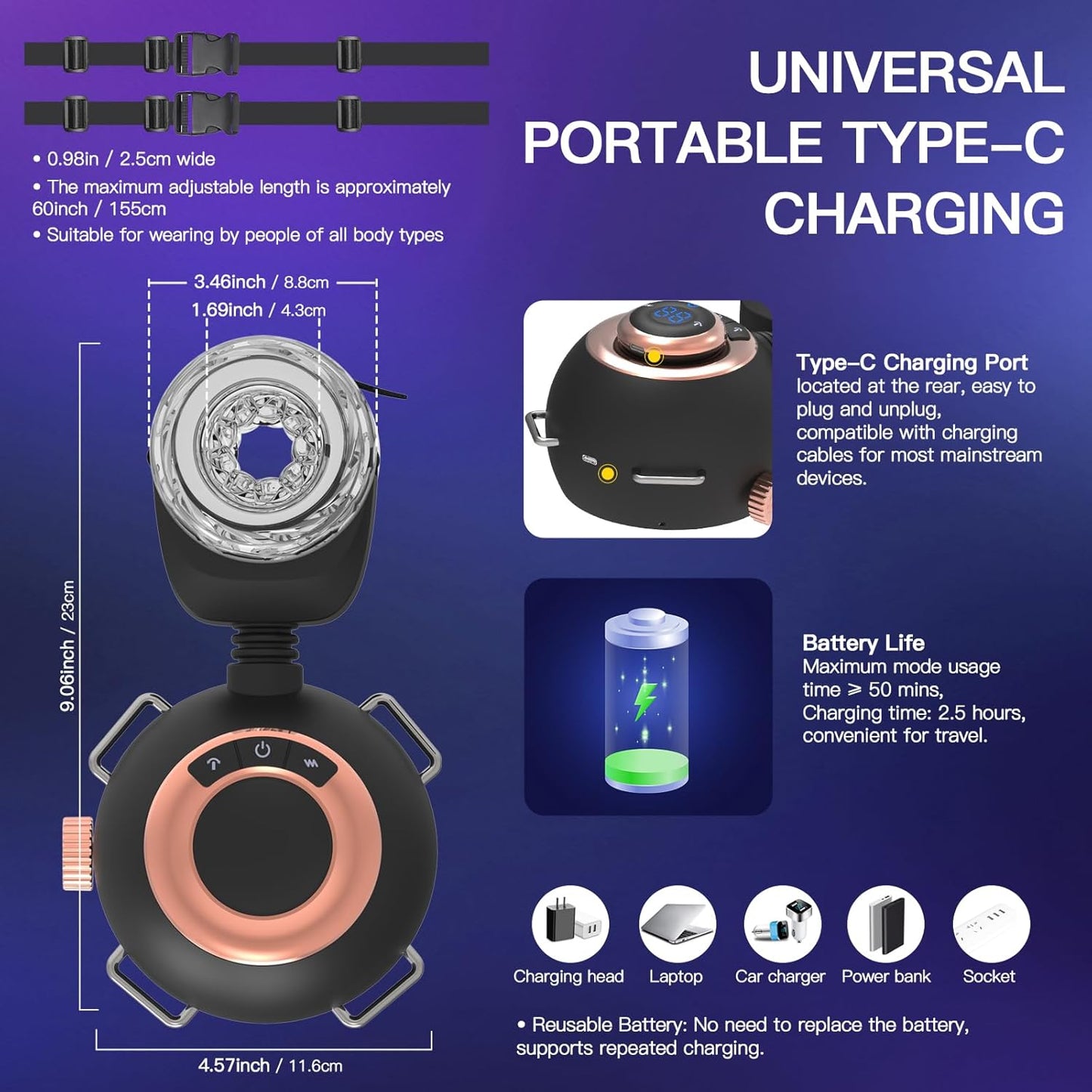 RogueDrive Wearable Male Masturbator Trainer with Remote