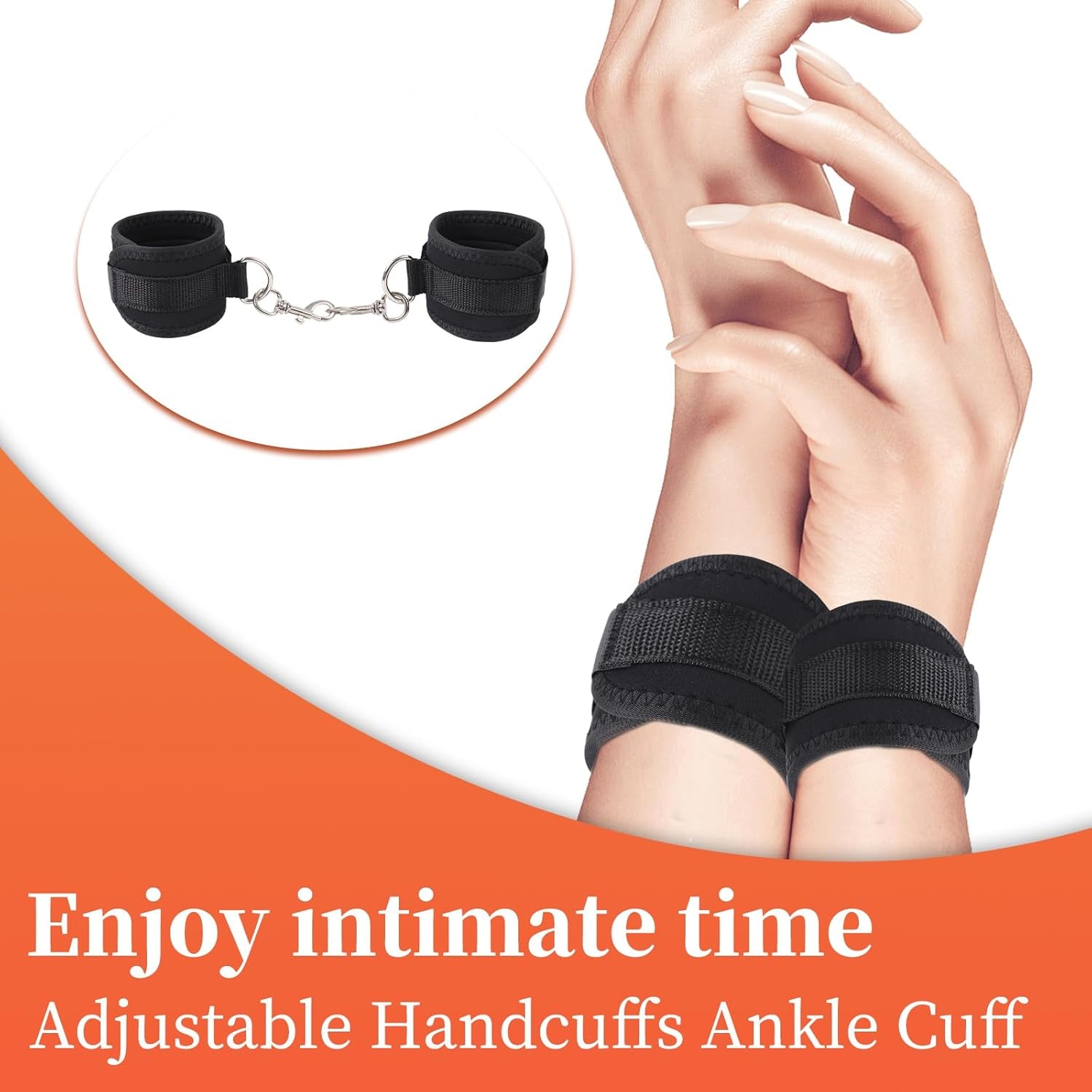 NapeBind Neck-to-Wrist Bondage Restraints – Adjustable BDSM Set