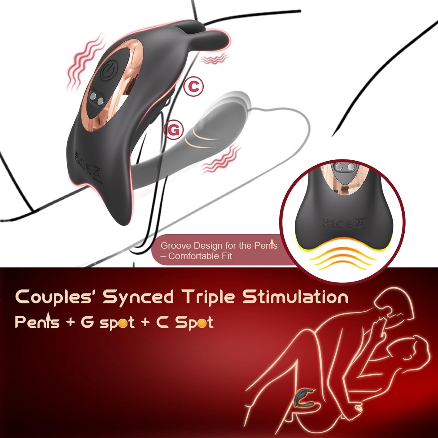 SyncLush Wearable Couples Panty Vibrator App Control