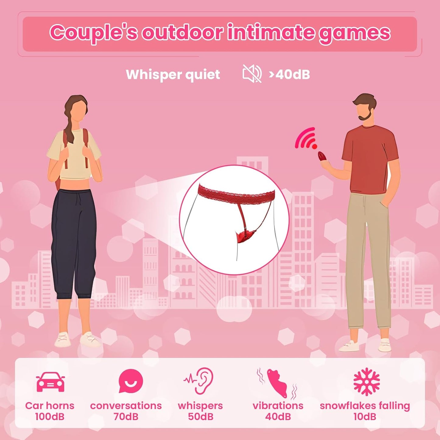 VixenRose Remote-Control Wearable Panty Vibrator