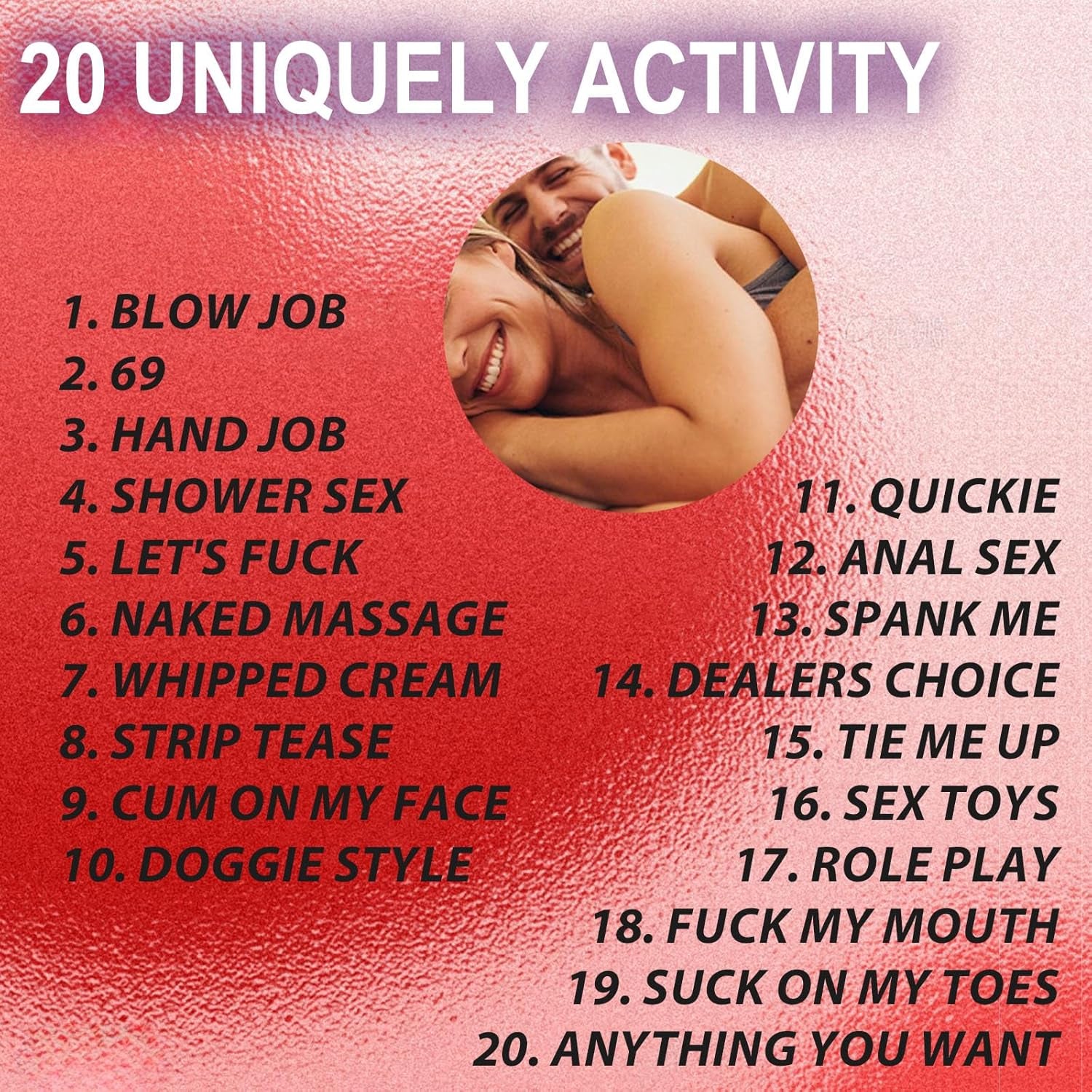 Naughty Couples Sex Game Tokens