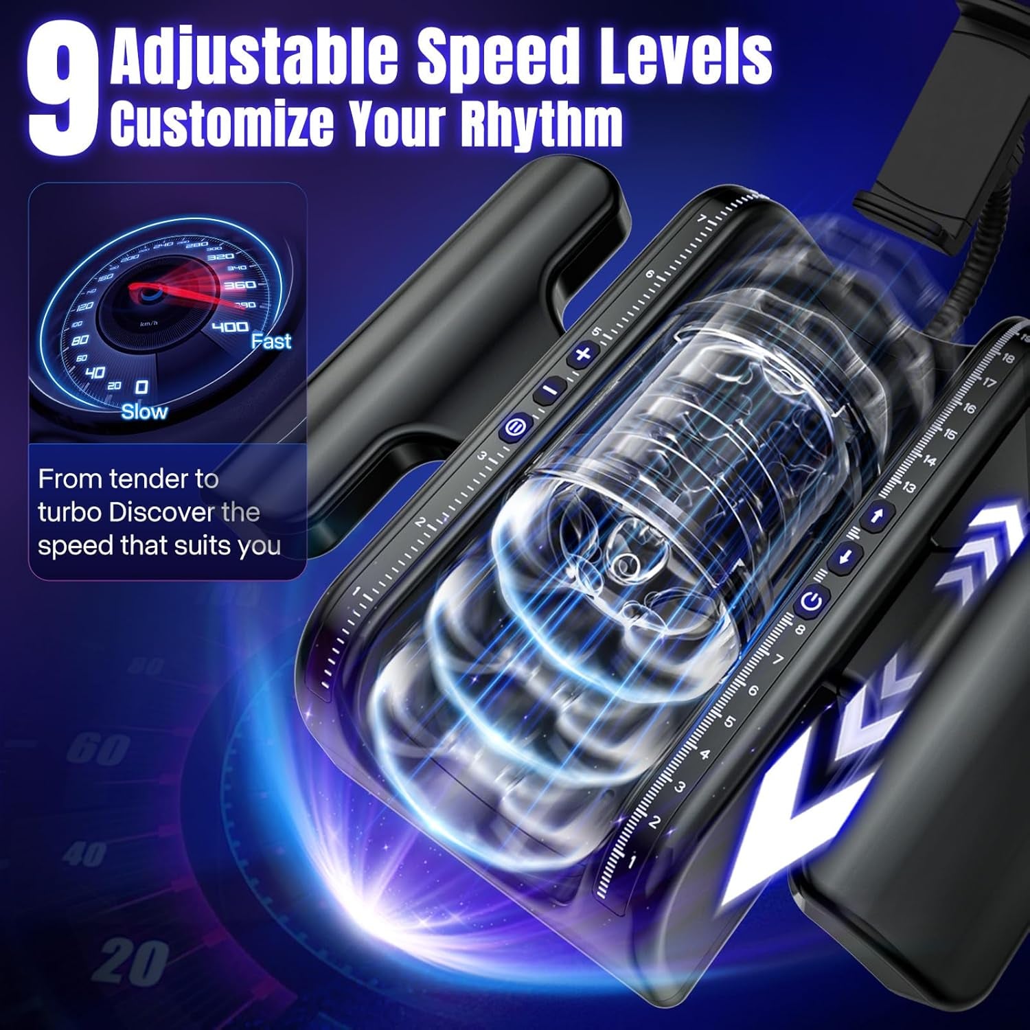 StrokeVault Automatic Male Stroker with Phone Stand