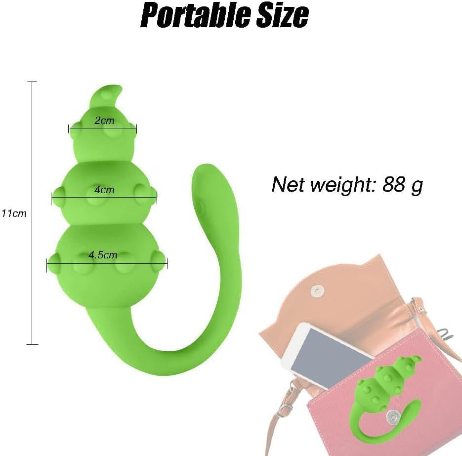 EmeraldPulse Beaded Anal Plug Vibrator