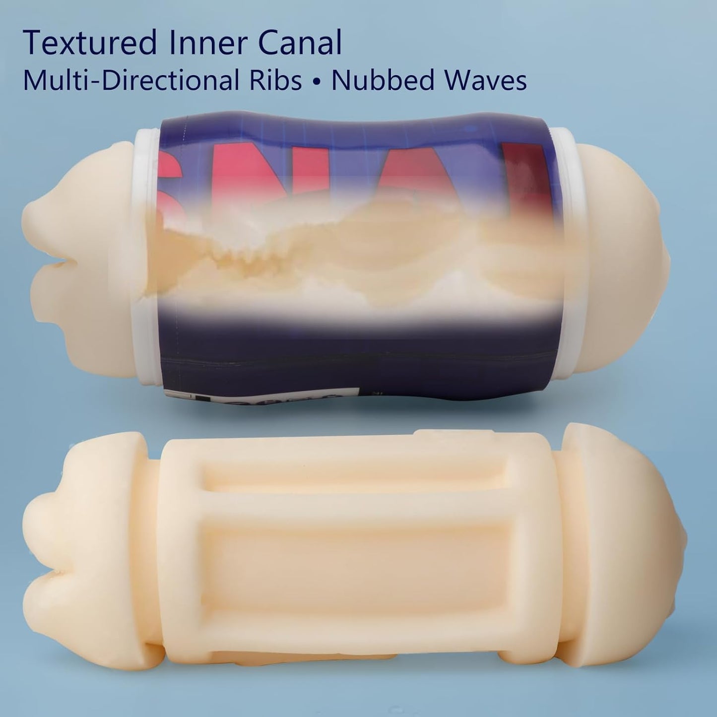 BlueLure 2-in-1 Vagina & Mouth Stroker