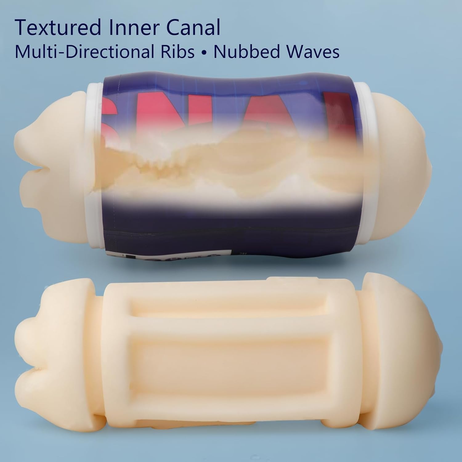 BlueLure 2-in-1 Vagina & Mouth Stroker