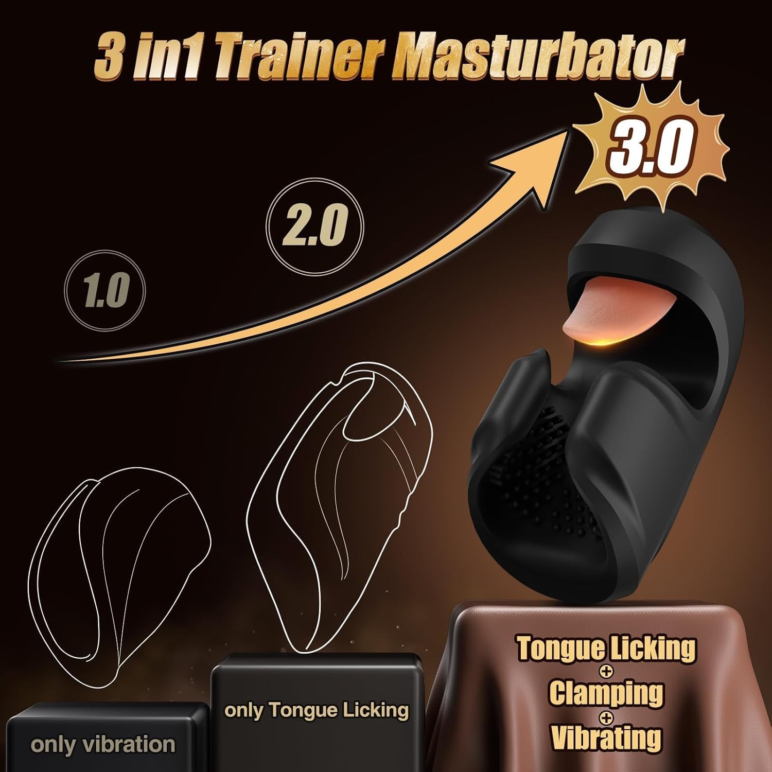PulseFang Male Training Vibrator & Stroker