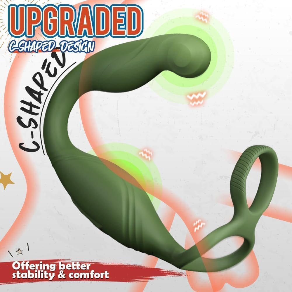 OrbitC Rotating Prostate Massager Cock Ring