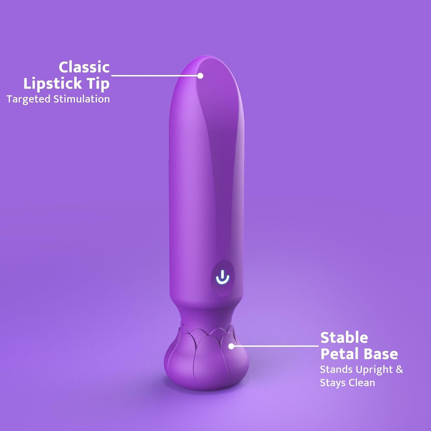 LotusKiss Lipstick Bullet Vibrator 10 Modes