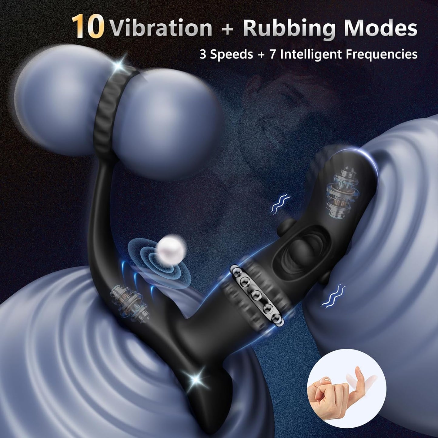 TriadCrown Triple Motor Prostate Massager Cock Ring