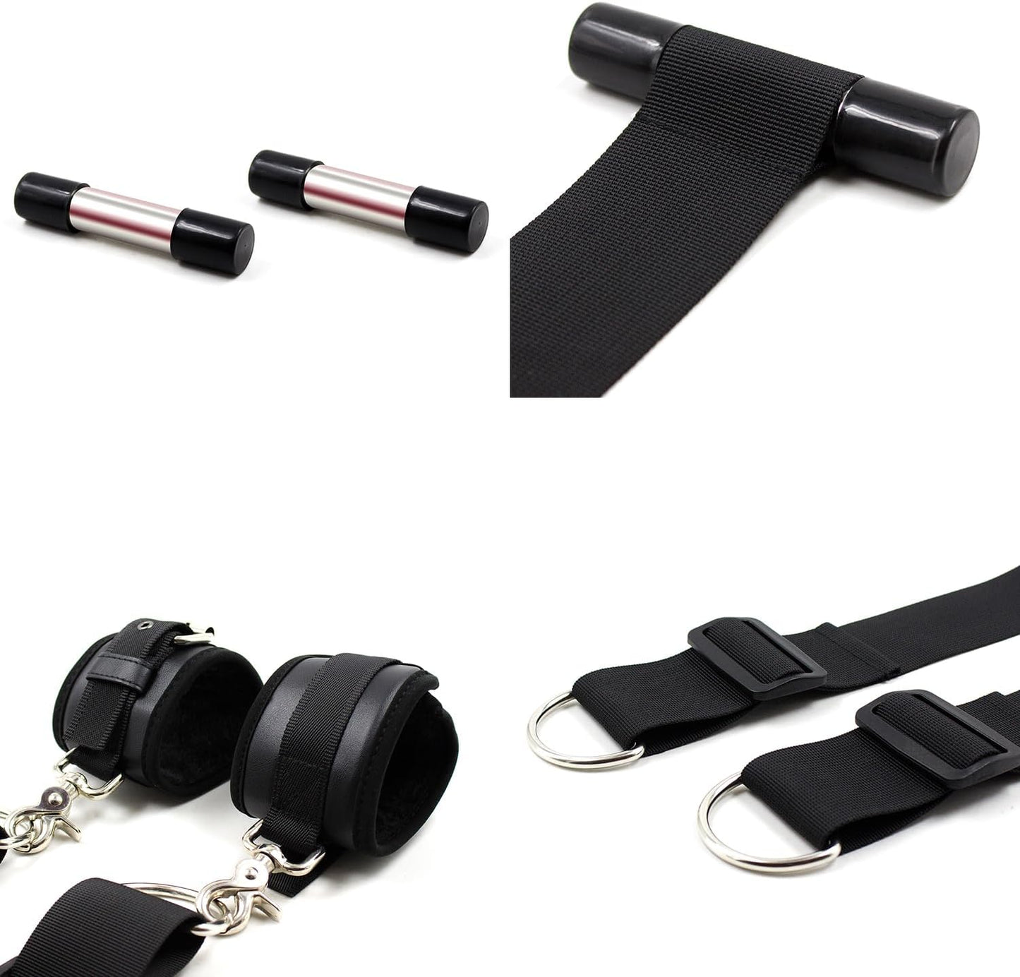DoorwayDesire Over-the-Door Bondage Restraints – Plush Wrist Cuffs