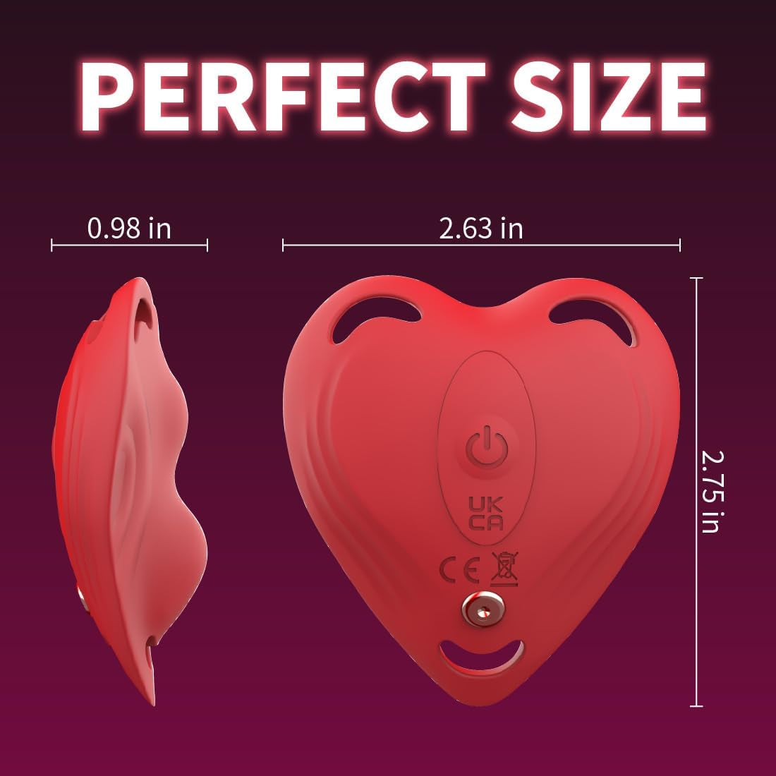 RoséMuse App Control Heart-Shaped Panty Vibrator 