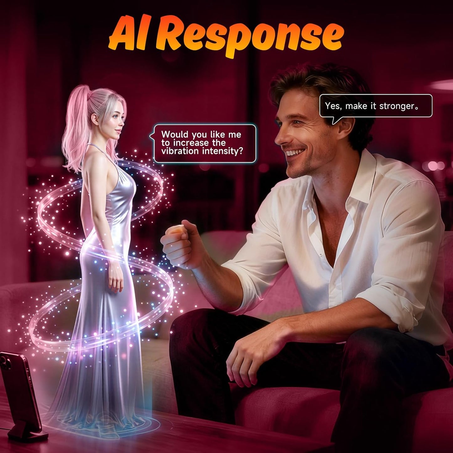PocketMuse AI Sync Pocket Sex Doll 12 Vibrations