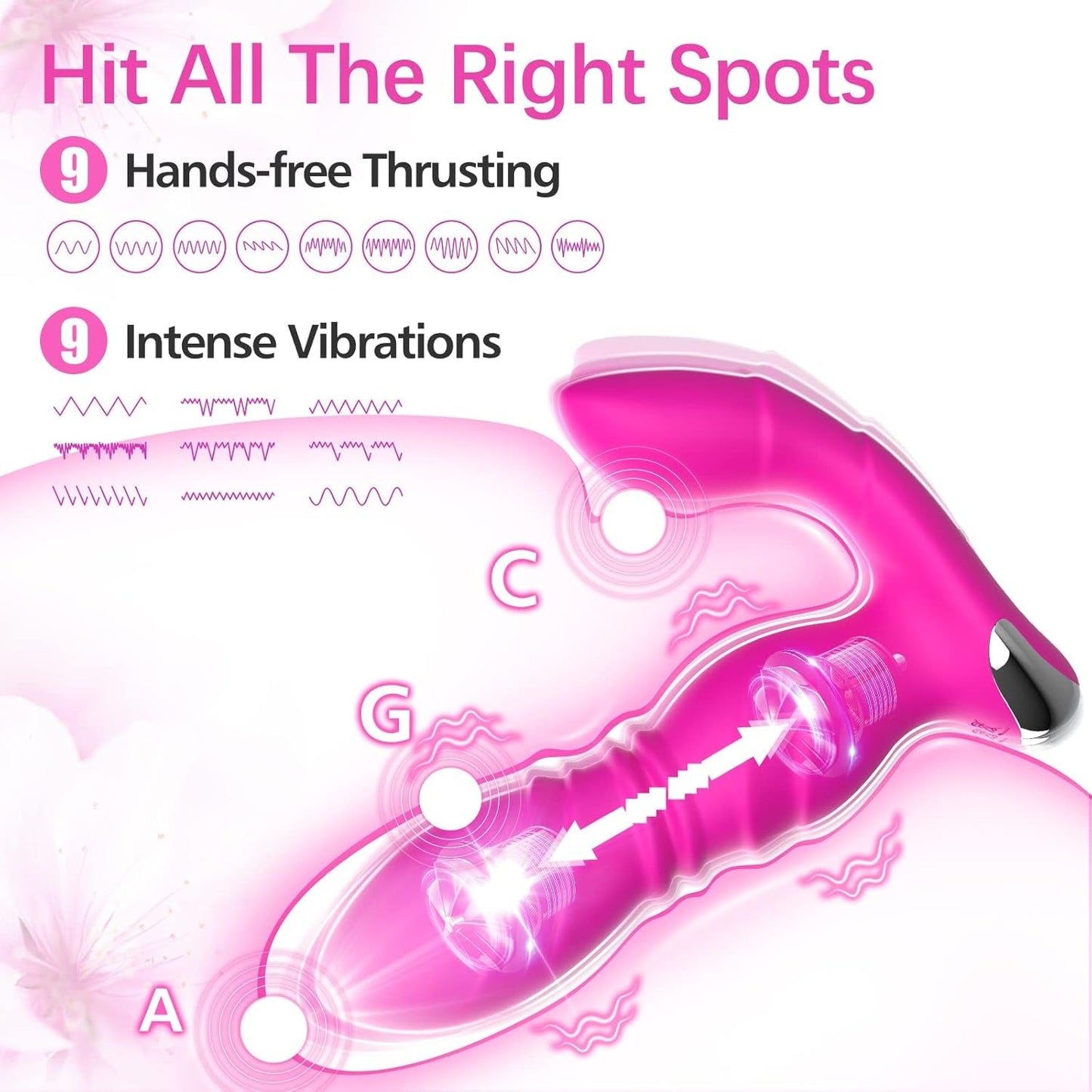 Adult Sex Toys for Women Pleasure - Wearable Thrusting Dildo with App＆Remote Control Vibrators with 9 Powerful Double - Ended Dildos & Clitoral Vibrations Adult Toys for Women Sex Toy Public Play - Vixen | Nova Network