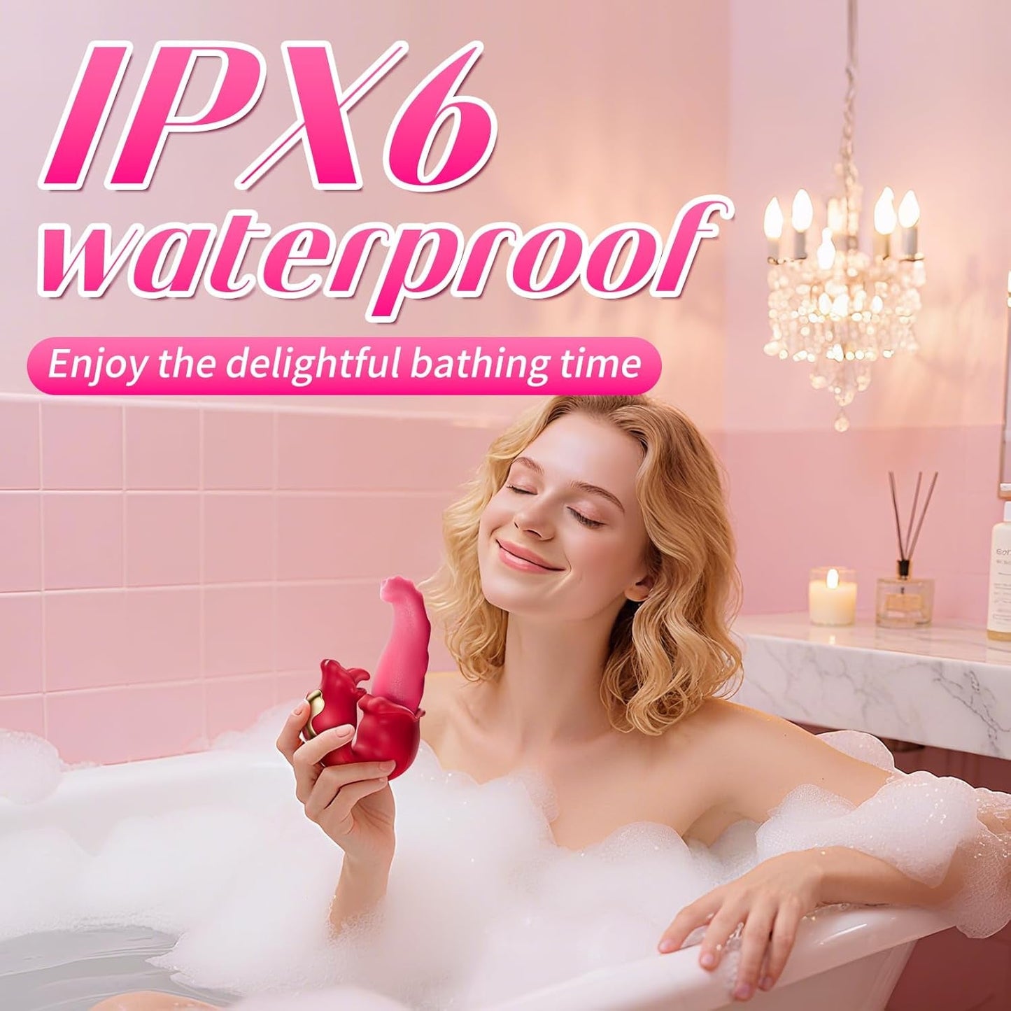 Adult Sex Toys Vibrator for Women - Rose Sex Toy Thrusting Vibrators Dildo with 10 Licking Swing & 10 Vibration Modes, G - Spot Clit Anal Stimulator, Discreet Couples Sex Toy for Female Couples Games - Vixen | Nova Network