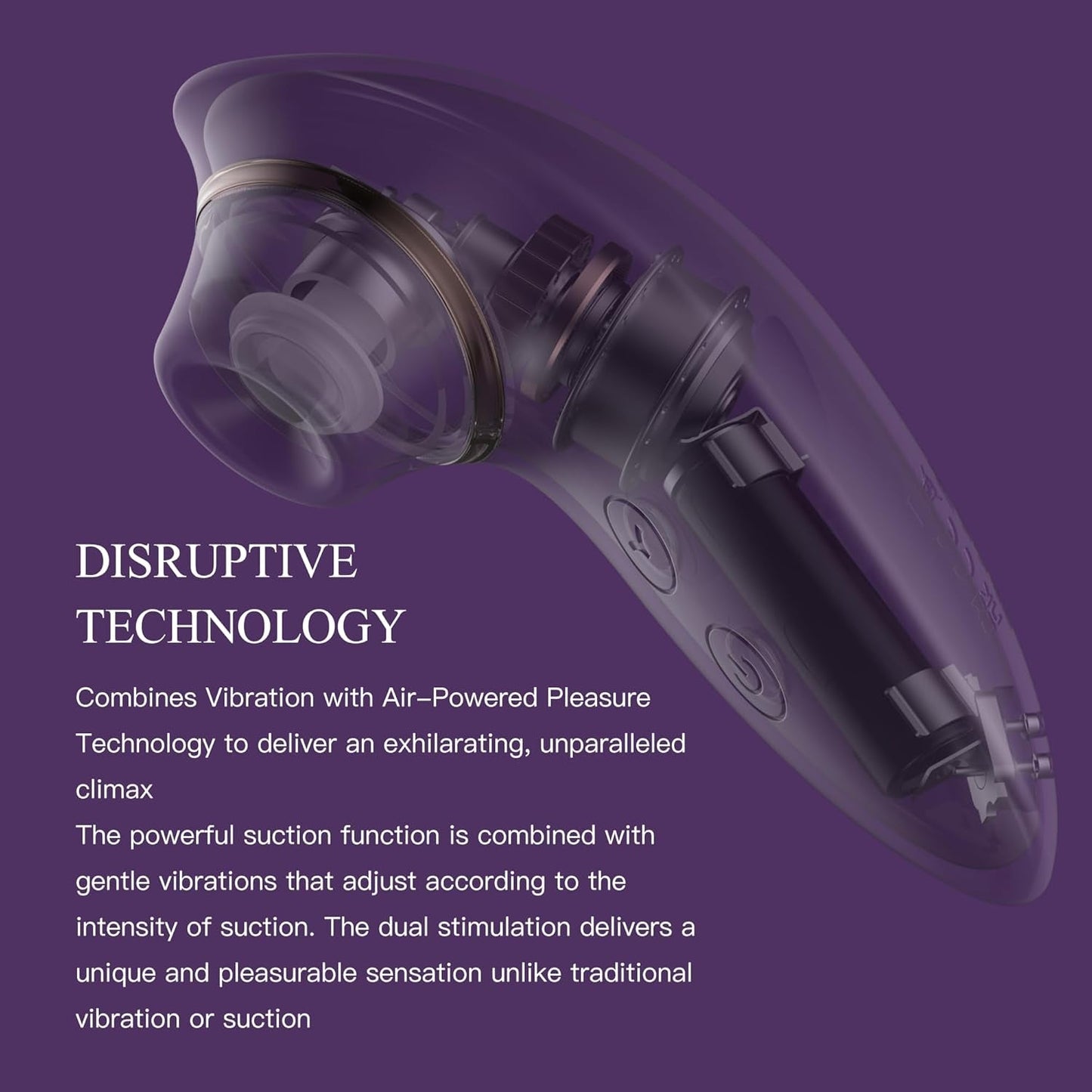 Adult Toys Dildo Sucking Vibrator - 2 in 1 Clitoris Stimulator with 9 Sucking & Vibrating Modes for Women Clitoral Nipple, Waterproof Rose Sex Toys Clit Sucker Sex Machine for Female Couples Pleasure - Vixen | Nova Network