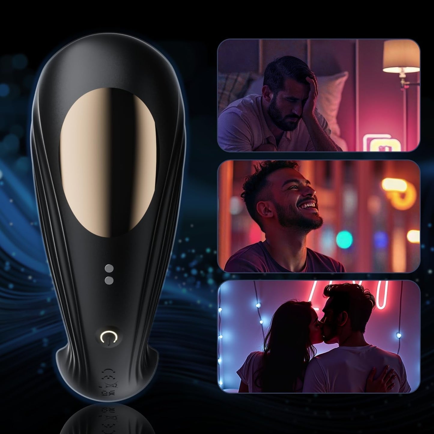 AeroFin Male Vibrator Air Stroker Trainer - Vixen | Nova Network