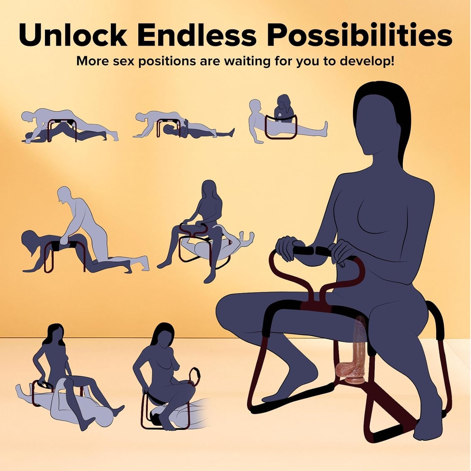 AeroLift Adjustable Motion Intimacy Chair - Vixen | Nova Network