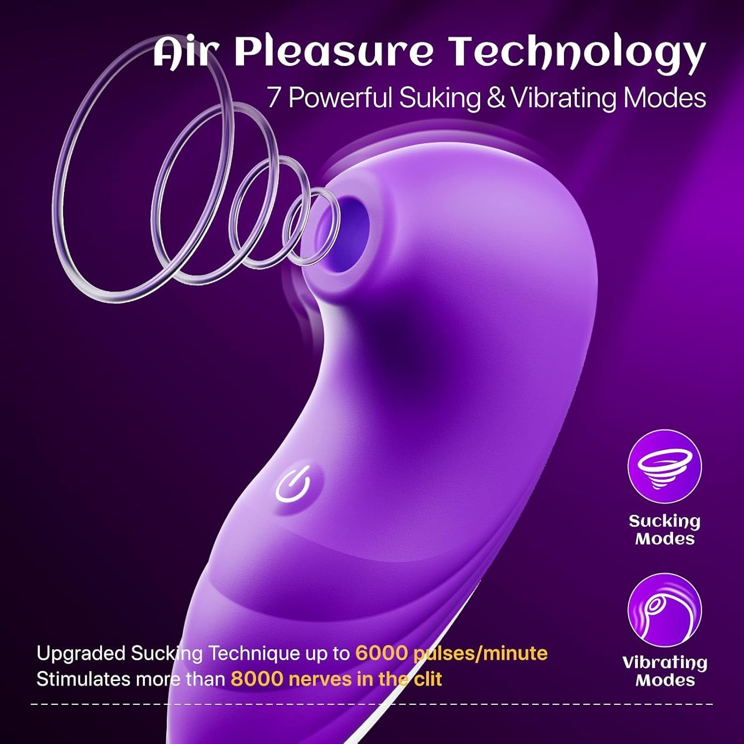 7-Mode Suction Vibrator for Intense Clitoral Play Vixen | Nova Network 7-Mode Suction Vibrator for Intense Clitoral Play Vixen | Nova Network