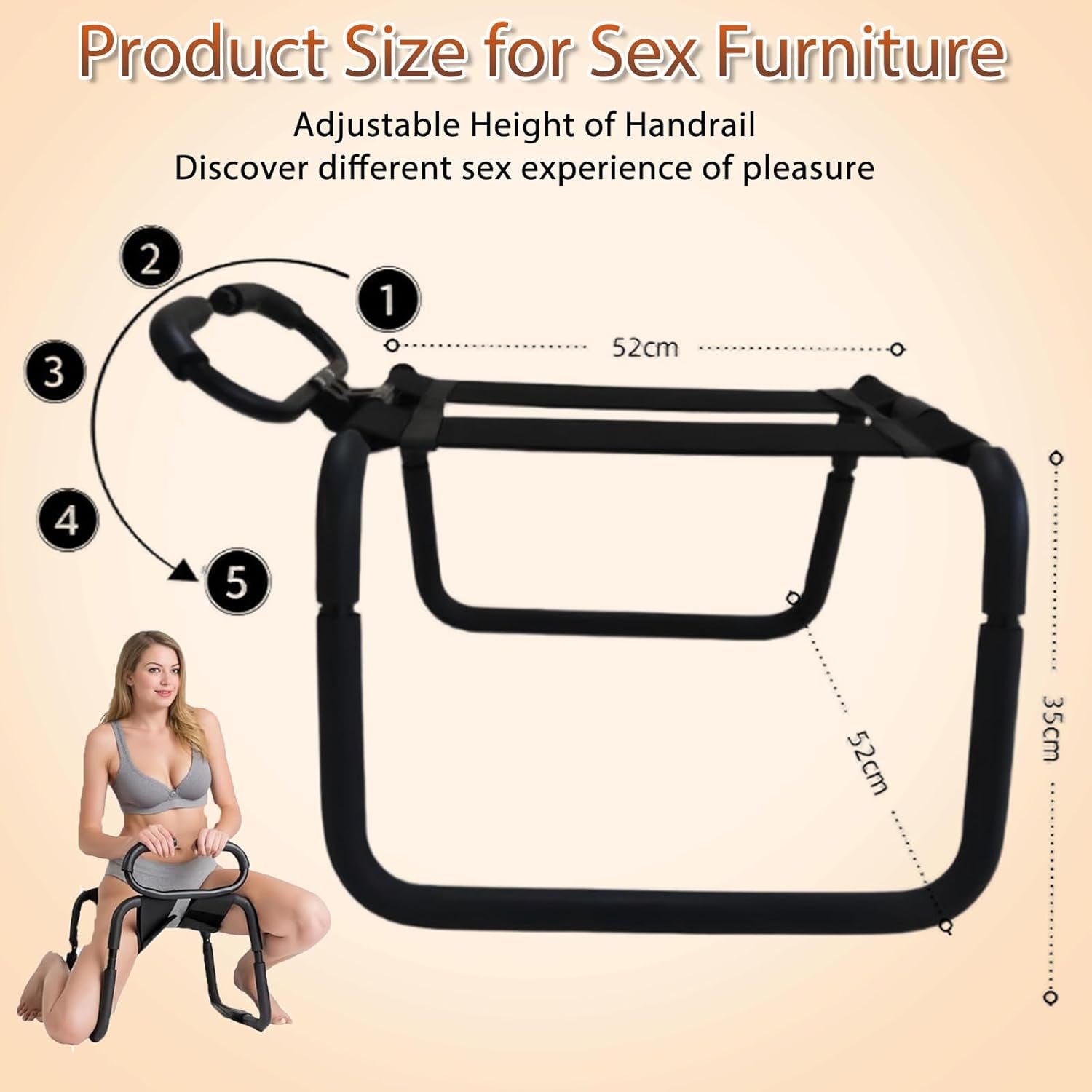 AeroRise Adjustable Motion Intimacy Chair - Vixen | Nova Network