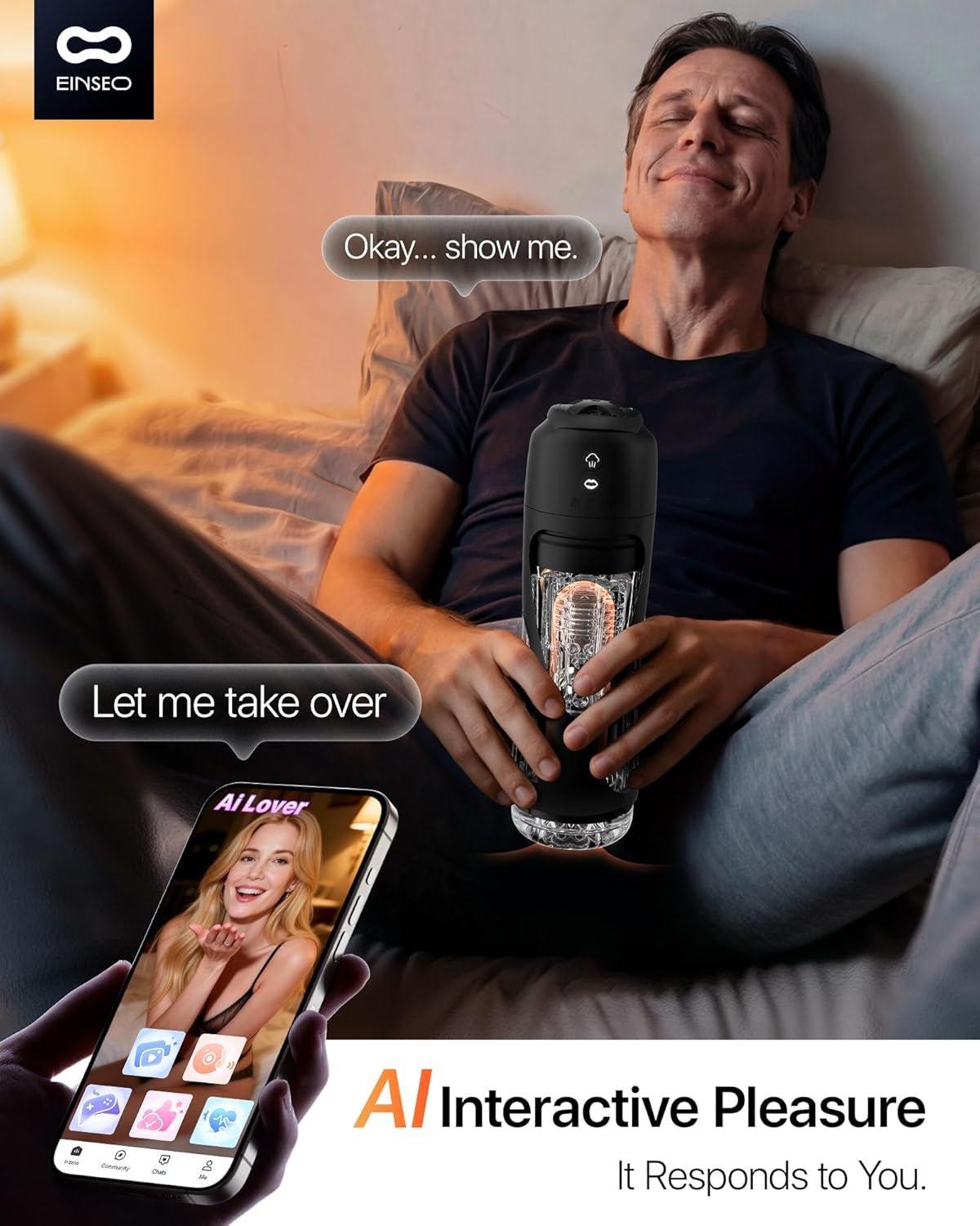 AetherSync AI Suction Pro Male Masturbator - Vixen | Nova Network