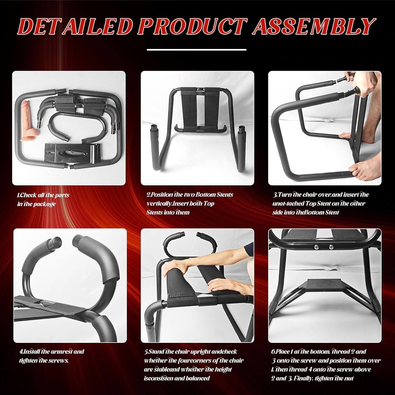 AfterHours Sex Position Chair for Couples - Vixen Adult Playroom