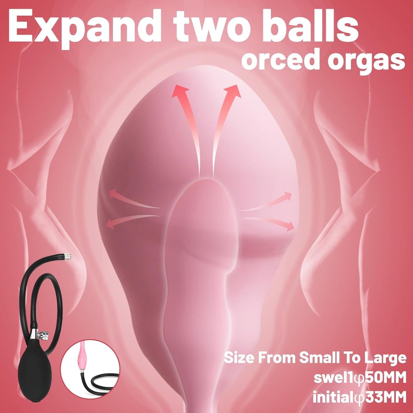 AirPulse Inflatable Vaginal & Anal Plug Trainer - Vixen | Nova Network