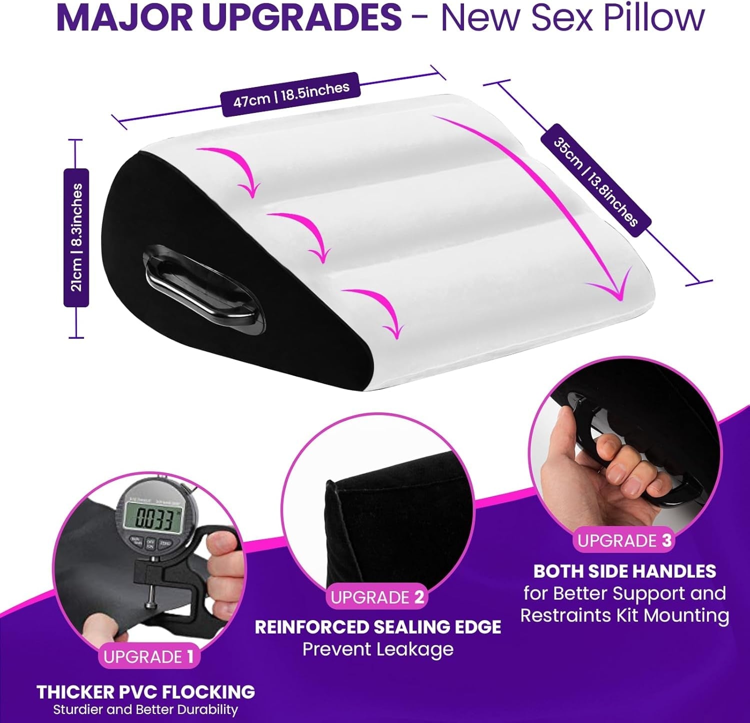 AirSaddle Inflatable Dildo Mount Sex Pillow - Vixen | Nova Network