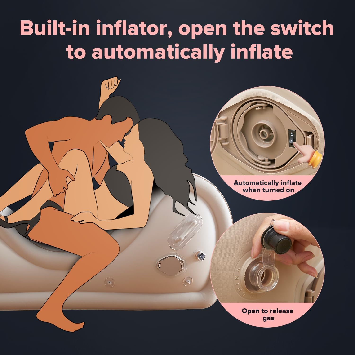 AirThrone Inflatable BDSM Sofa - Vixen | Nova Network