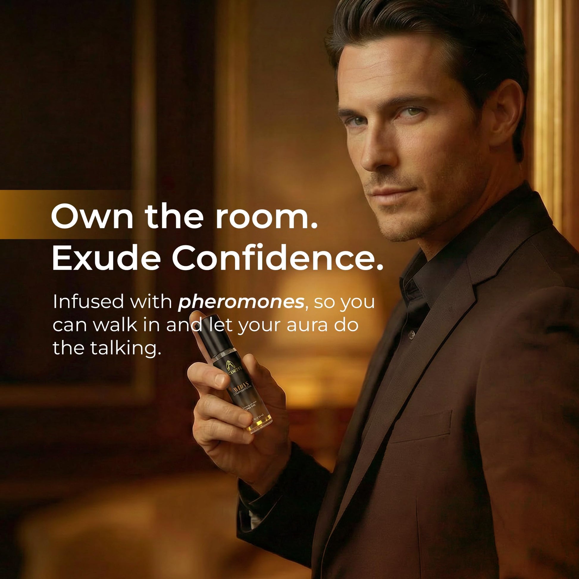 ALCEMÍSTÉ Concentrated Cologne For Men - Long - Lasting Mens Cologne - Pheromones - Infused Oil - Based Perfume For Him - Intense Formula - Travel Size, Rollerball Fragrance - 0.34 oz (10 mL) - Vixen | Nova Network