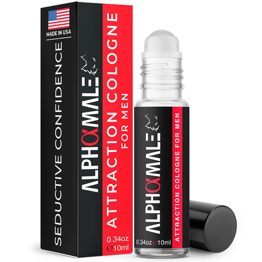 AlphaMale Pheromone Infused Cologne for Men to Attract Women - Masculine Allure in a Roll - on Bottle - 10ml - Vixen | Nova Network