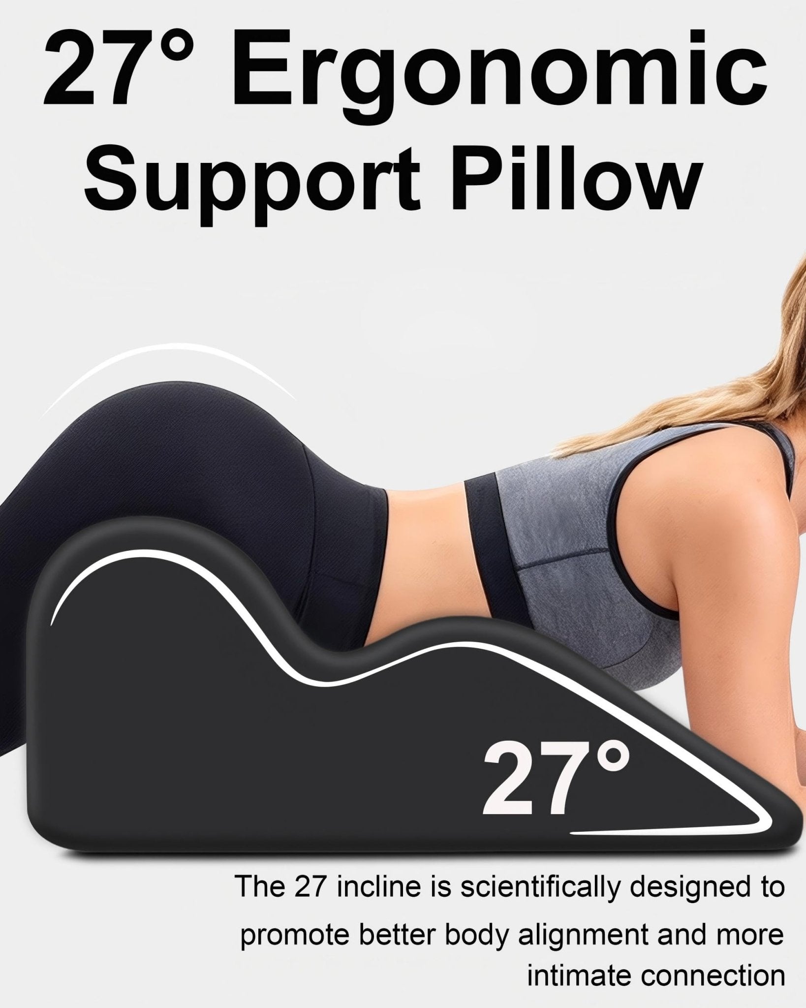 Angled Couples Intimacy Position Wedge Pillow - Vixen | Nova Network