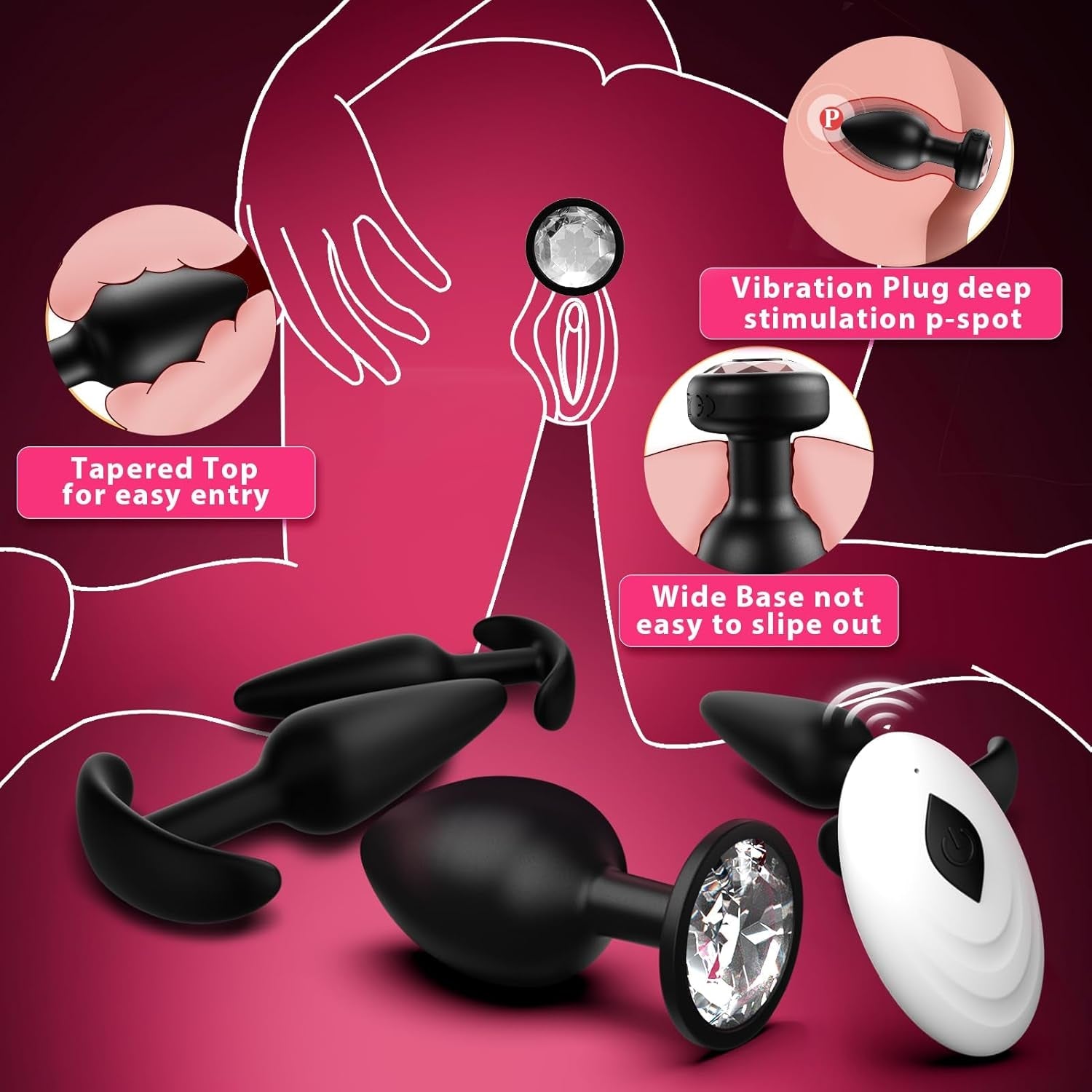 ApexAscend Ultimate 5-Pc Anal Training Kit - Vixen Adult Playroom