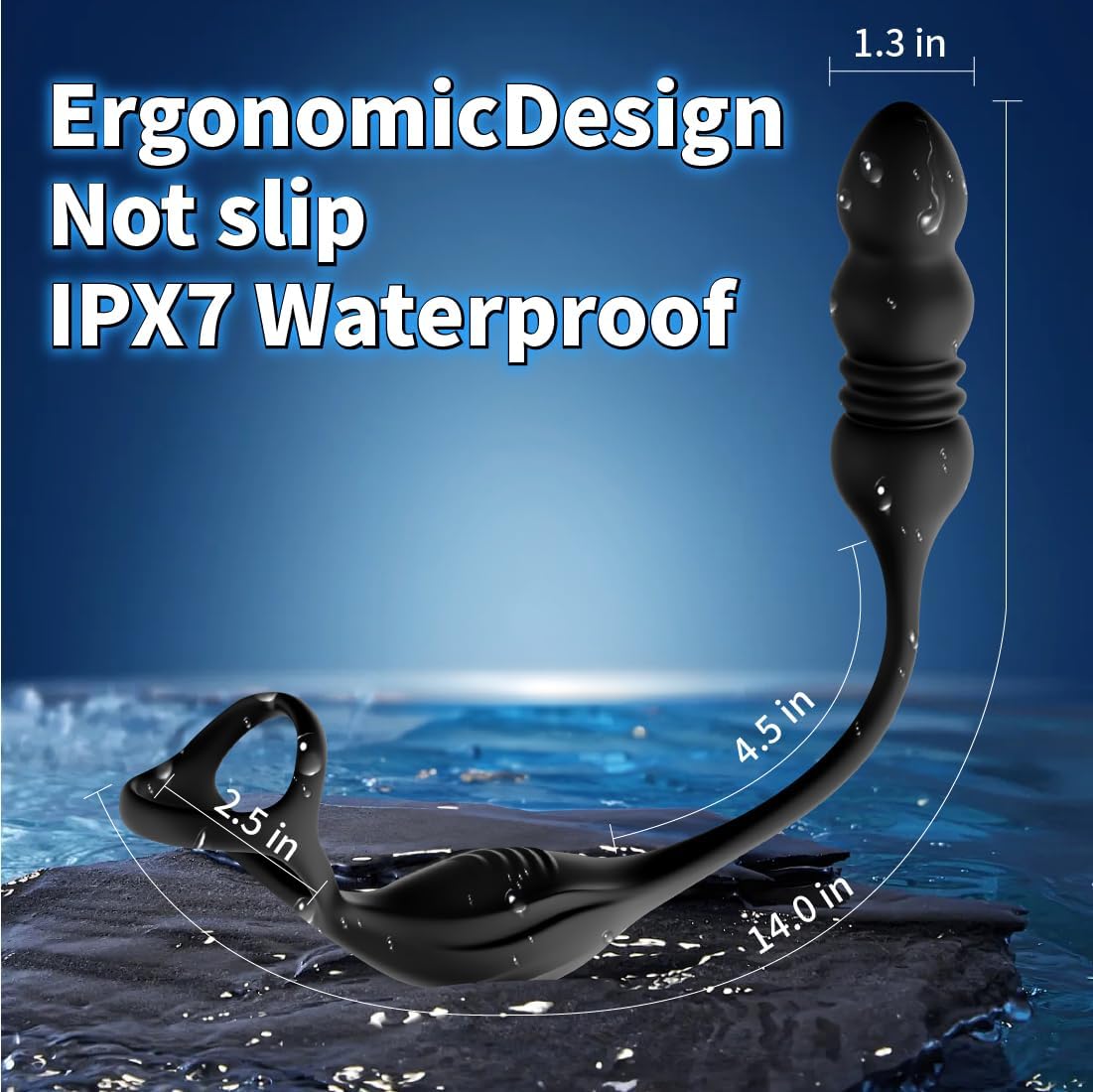 ApexPulse Thrusting Prostate Massager Cock Ring - Vixen | Nova Network