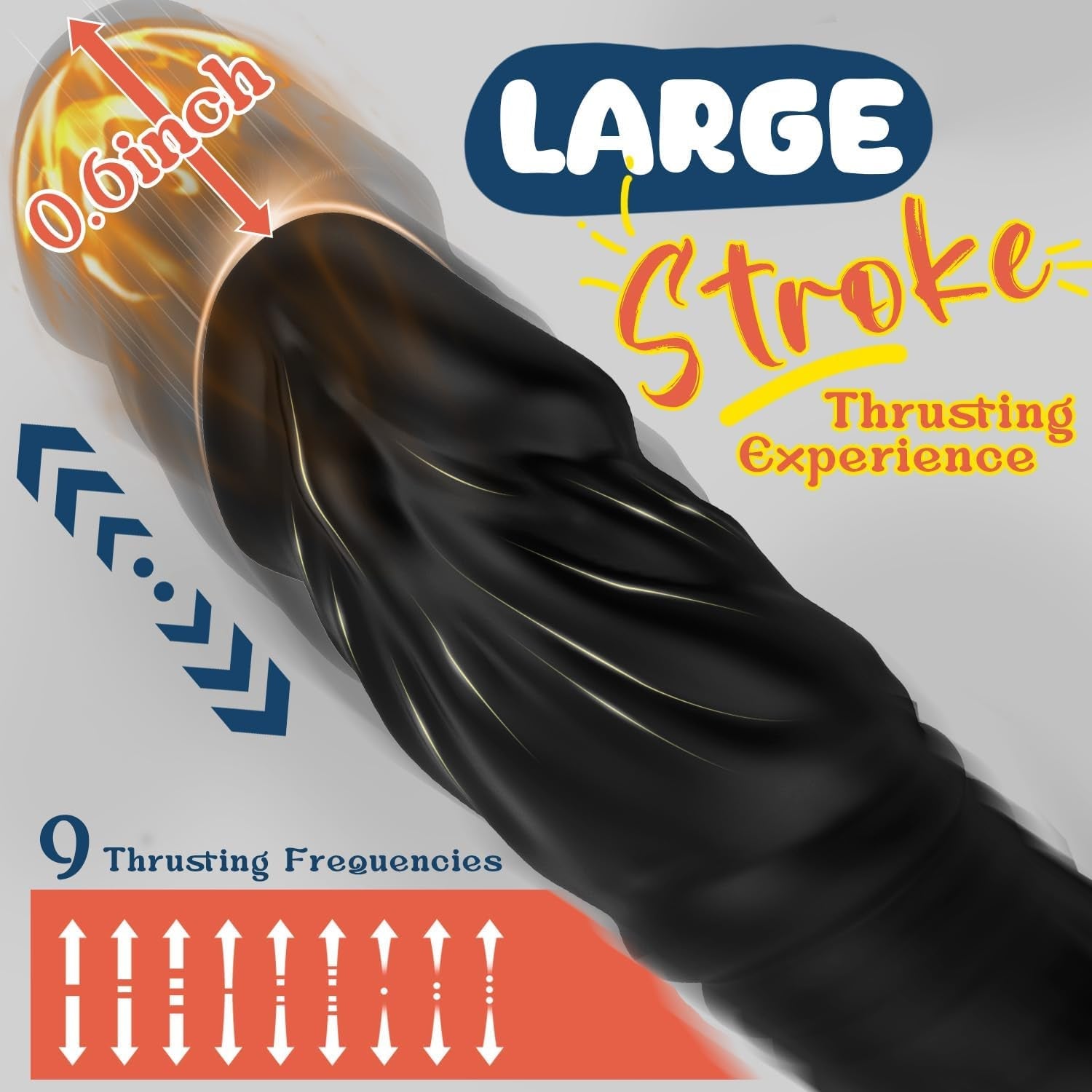 ApexSurge Thrusting Prostate Massager Cock Ring 9+9 Modes - Vixen | Nova Network