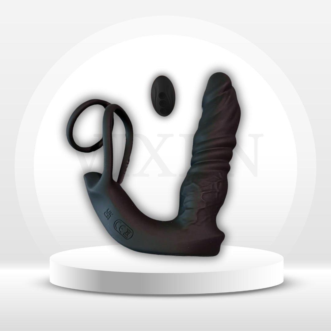 ApexSurge Thrusting Prostate Massager Cock Ring 9+9 Modes - Vixen | Nova Network