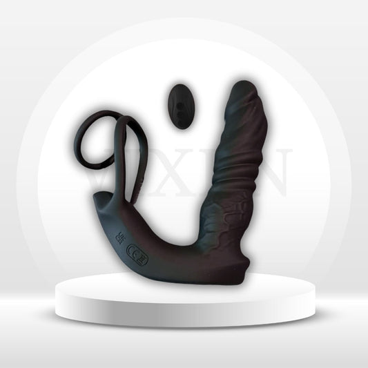 ApexSurge Thrusting Prostate Massager Cock Ring 9+9 Modes - Vixen | Nova Network