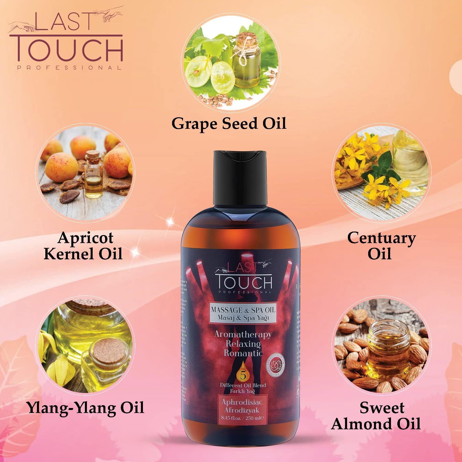Aphrodisiac Massage Oil for Couples - Massage Oils for Date Night - Massage Oil for Massage Therapy - Aromatherapy Oil for Intimate Moments - Aphrodisiac Massage Oils - Muscle Relaxer Oils 8.45 Fl Oz. - Vixen | Nova Network