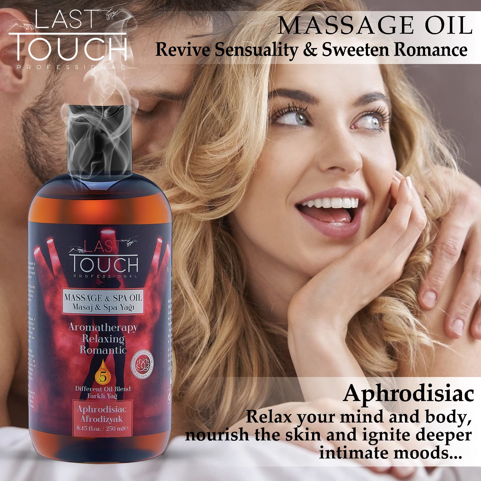 Aphrodisiac Massage Oil for Couples - Massage Oils for Date Night - Massage Oil for Massage Therapy - Aromatherapy Oil for Intimate Moments - Aphrodisiac Massage Oils - Muscle Relaxer Oils 8.45 Fl Oz. - Vixen | Nova Network