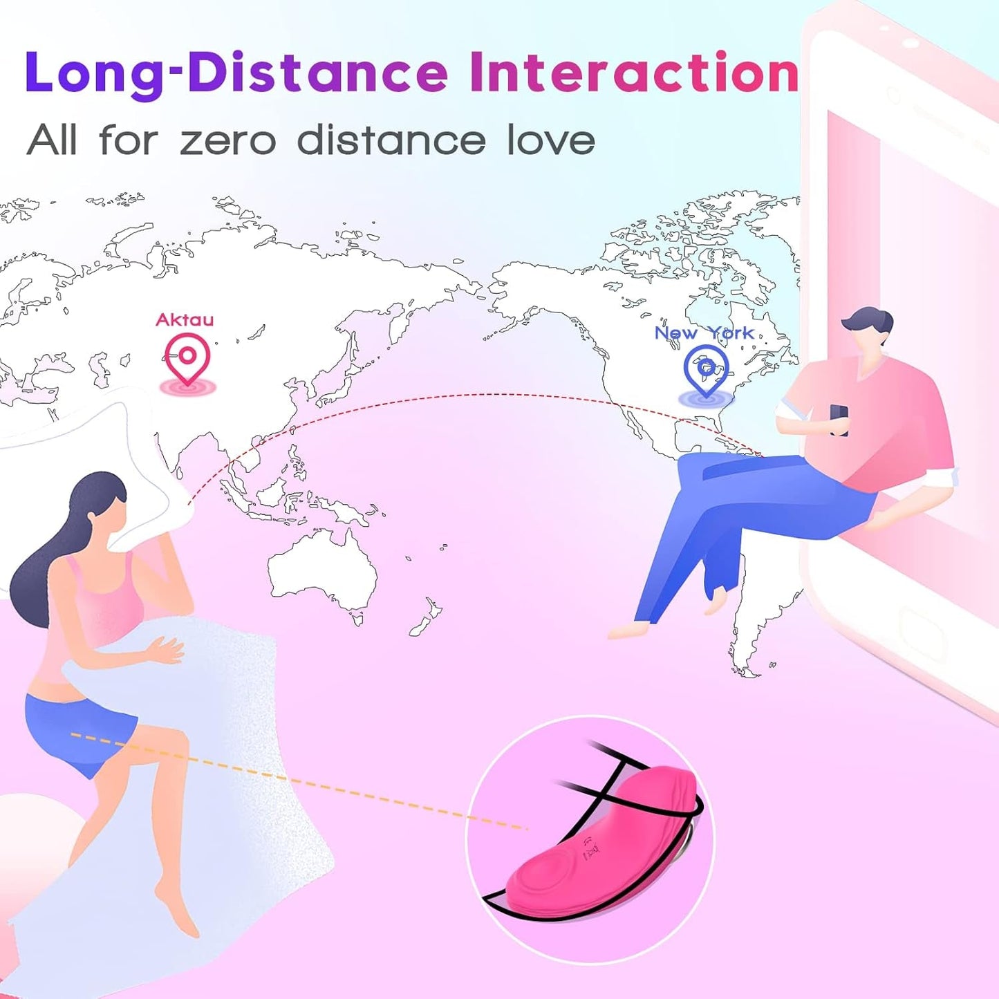 APP & Remote Control Wearable Vibrator Vibrating Panties with Magnetic Clip, Silicone Clitoral Vagina Stimulator Clit Nipple Teaser Adult Toy with 10 Vibration for Women Couple and Beginners - Vixen | Nova Network